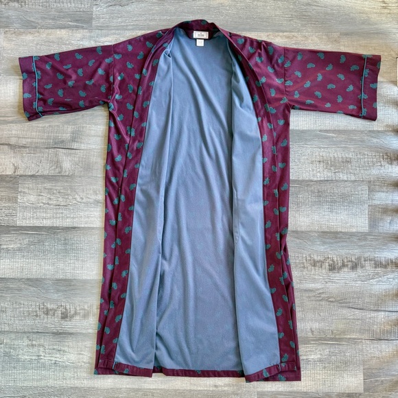 Vintage Bill Blass Paisley Belted Robe (size ONE SIZE) - Picture 7 of 12